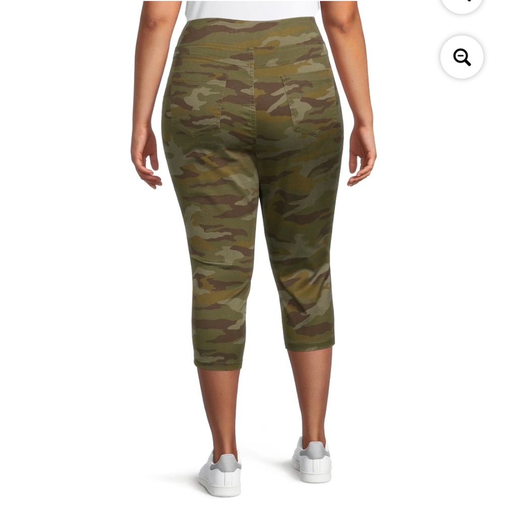 Terra and Sky Women’s Plus Size High Waist Camo Jeggings Size 4X (28W-30W) NWT - Picture 8 of 12